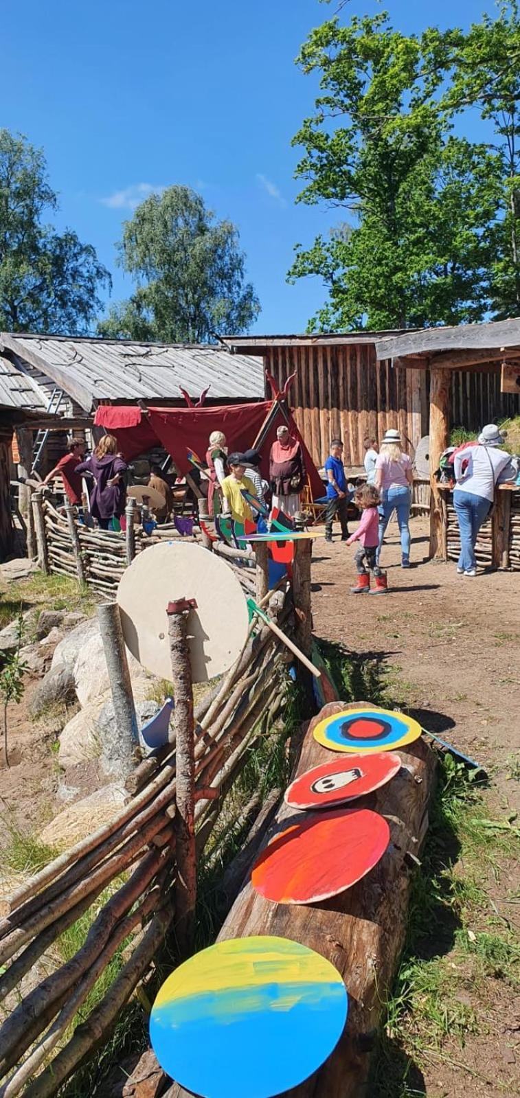 Sosdala Vittfarnas Vikingaby 빌라 외부 사진